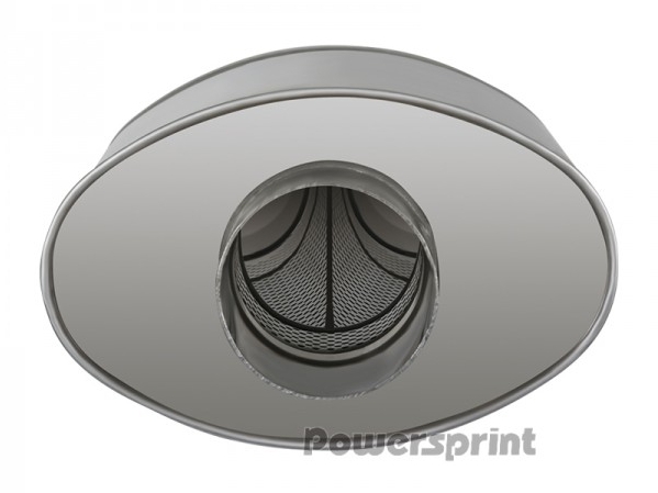 Powersprint Short Box Y-Führung Ø 60mm  oval Ø 63,5 mm auf 60 mm 370 mm Länge