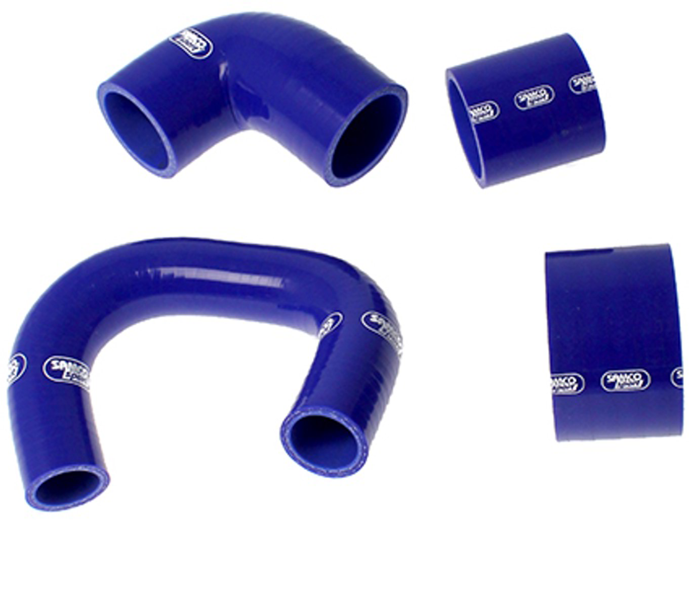Samco Subaru Impreza Turbo GC8 Vers.5&6 (STi)   4-teiliger Turboschlauch Bj. 1999-2000 blau