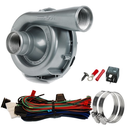 Elektrische Wasserpumpe EWP150 12V Aluminium  Pumpe speziell für den Einsatz mit Salzwasser geeignet