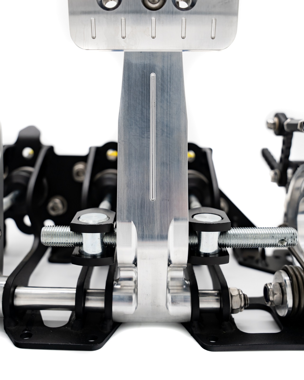 OBP Pedal Box Racing Series Pedal System  mit Wagebalken silber