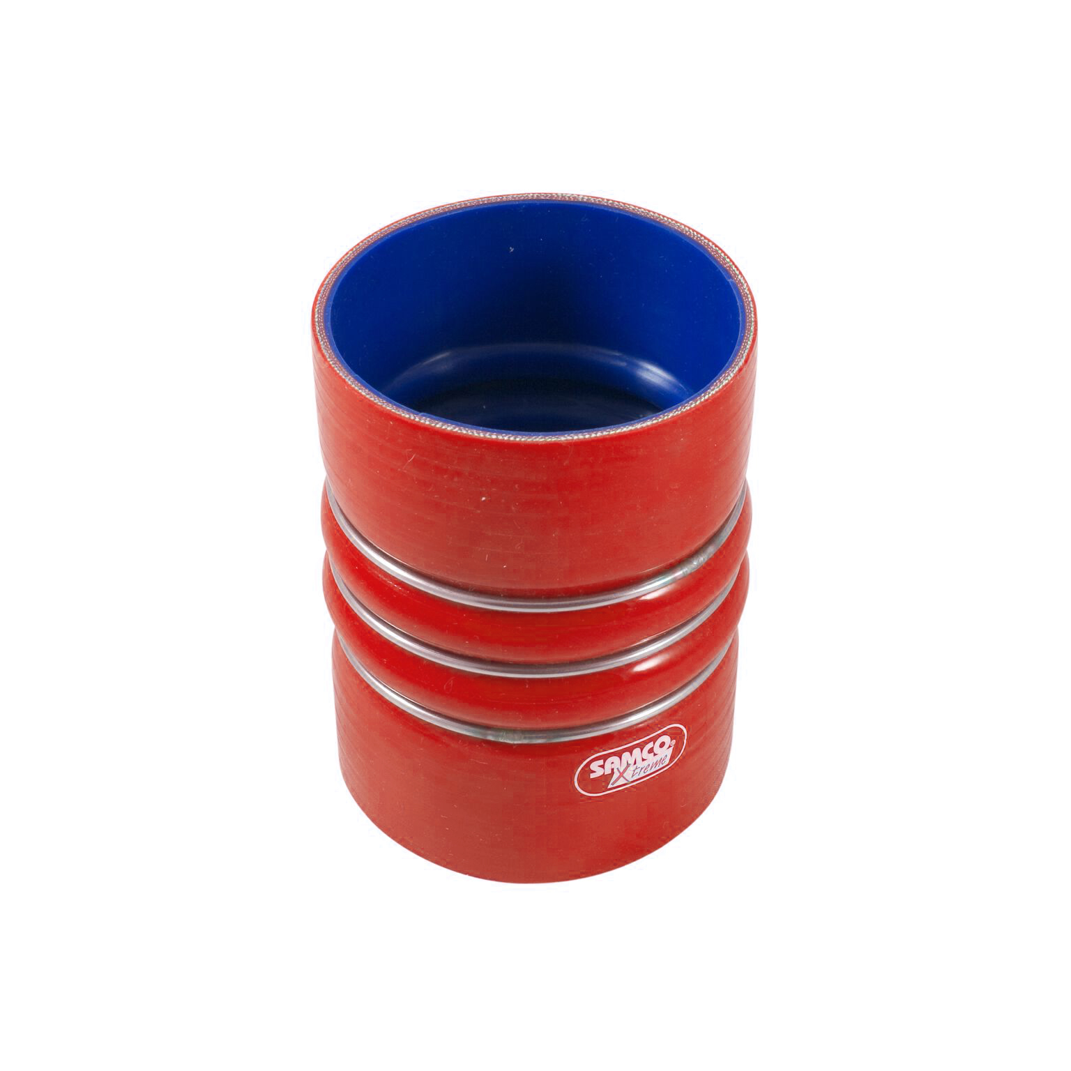 Samco Xtreme Ladeluftkühler Schlauch 60mm   L-125 Silikon-Aramid rot