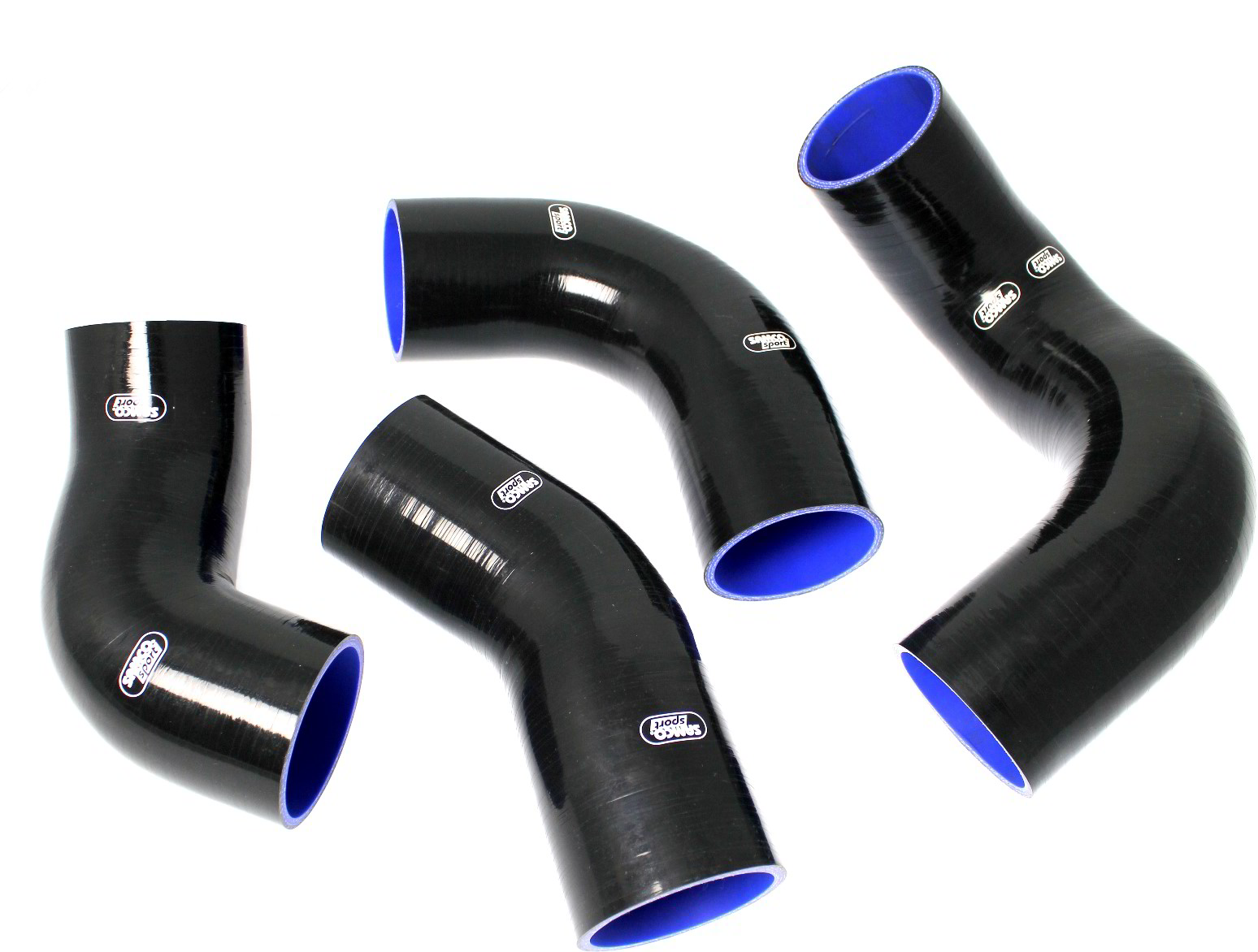 Samco Nissan Skyline GTR BCNR33/R34 1/95-   4-teiliges Ladeluftsystem schwarz