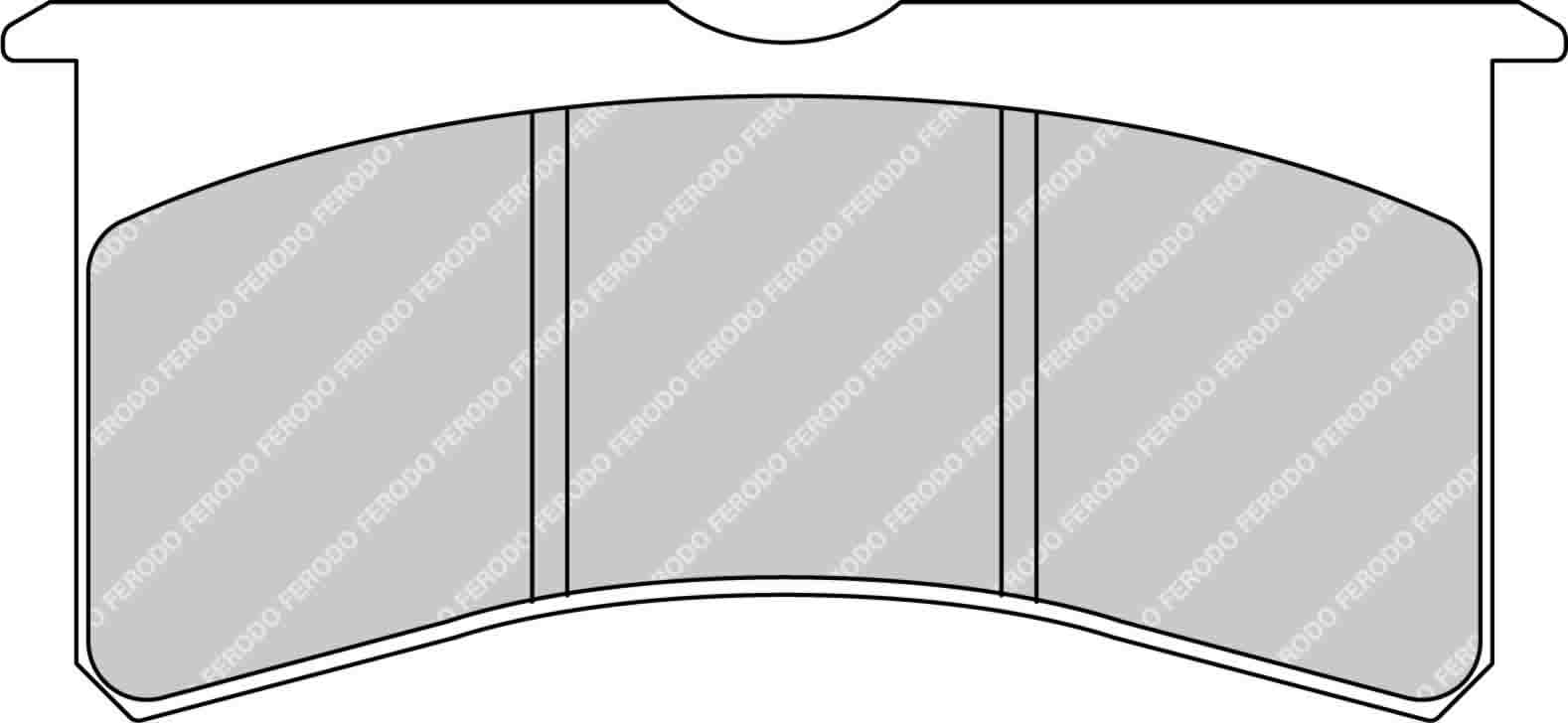 Ferodo Bremsbelagsatz Wilwood (7420)  DS2500 Ford Fiesta R2 1.6 Bj. 2015 (VA)