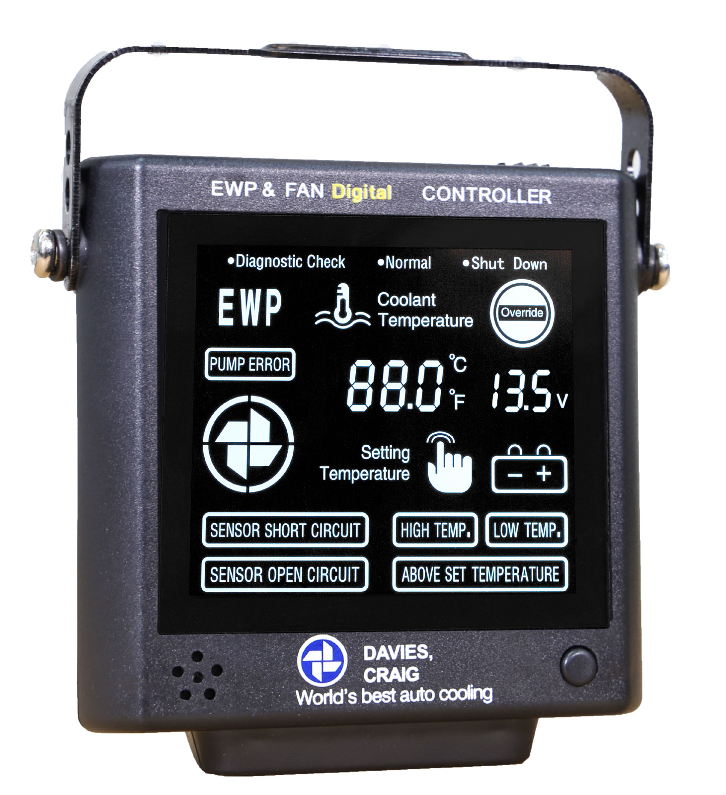Control Panel - LCD Display mit Alarmfunktionen  Davies Craig  für 12V und 24V
