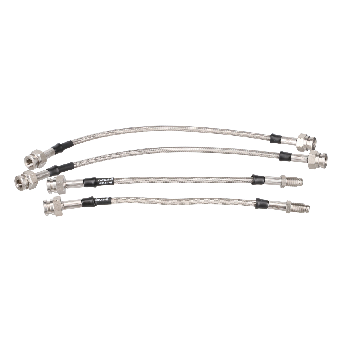 Goodridge Bremsschlauchsatz VW Transporter T3  alle ab 08/85 + Synchro   4-teilig mit ABE