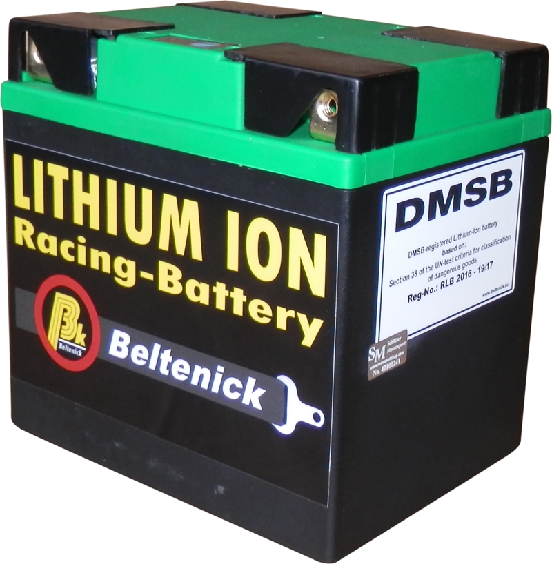 Beltenick Rennbatterie 12V 8AH - 380CCA LiFePo4 Lithium Ionen 1,9 kg   DMSB zertifiziert