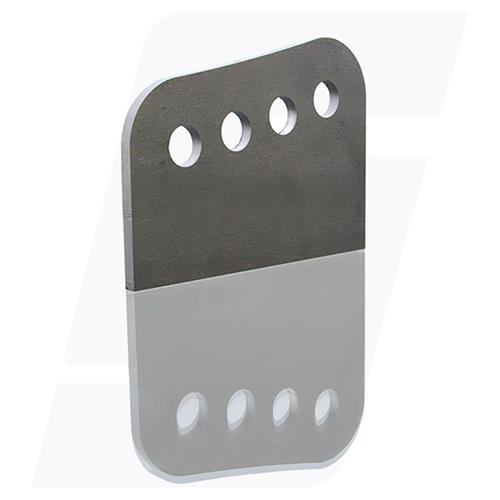 Metallteil, Löcher, Halteblech, Zweifarbig, Schlitzblech