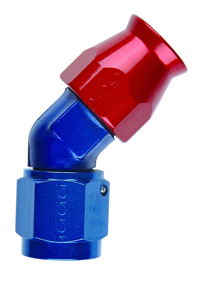 JIC Anschluss 45° Dash 06 JIC  9/16-18 geschmiedet für PTFE Schlauch Serie 600 Goodridge 