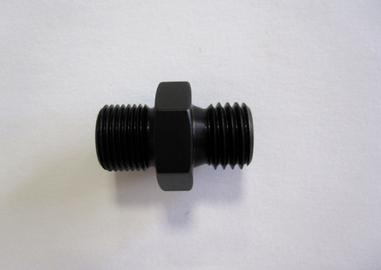 Aluadapter DIN- DIN  M12x1,5  / M12x1,0
