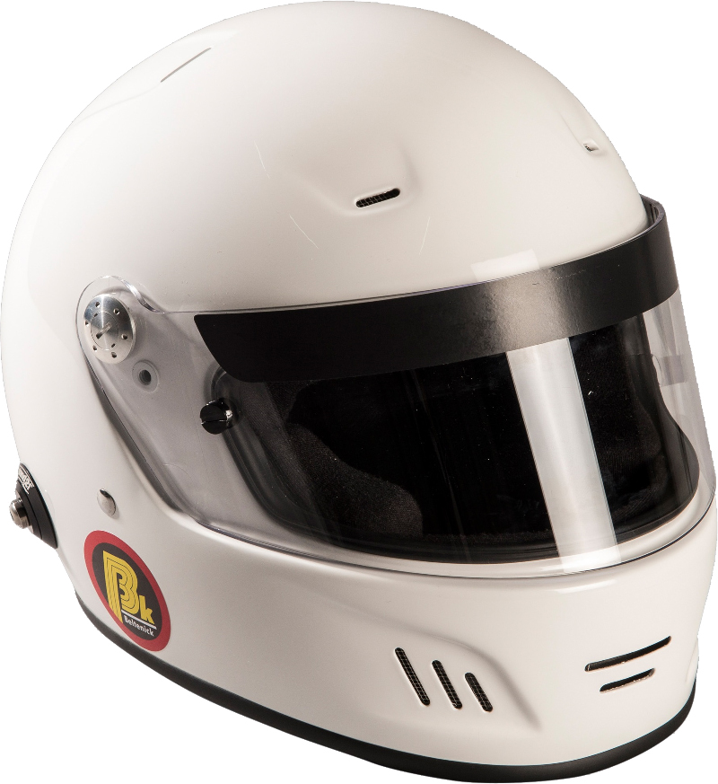 Beltenick FF Racing Integralhelm weiß FIA 8859-2015 mit HANS-Clips