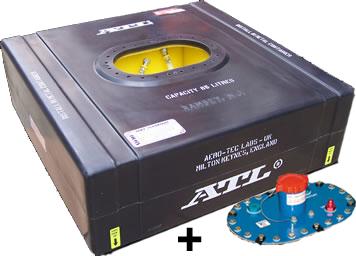 ATL Sicherheitstank 22 gal. 80ltr.  FIA FT3 zugelassen komplett mit Deckplatte