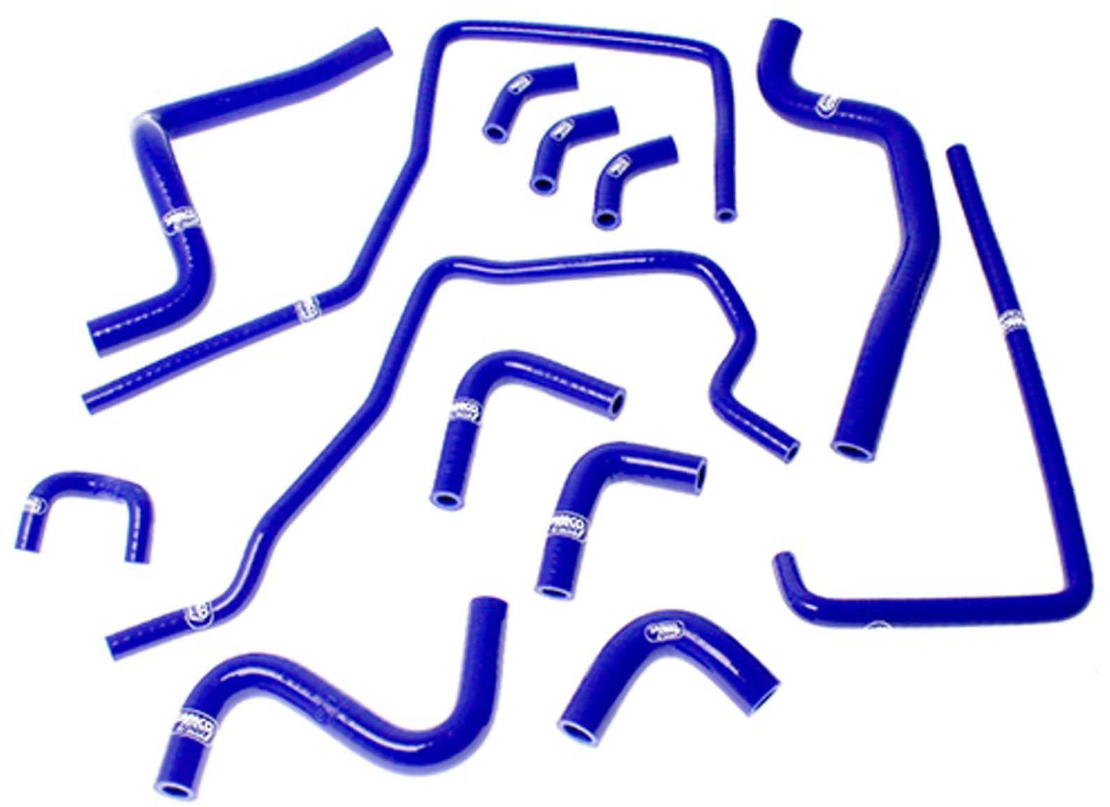 Samco Subaru Impreza Turbo 8 Blobeye (WRX&STi)   13-teiliges Zusätzl. Kühlwasser-Schlauchkit rot