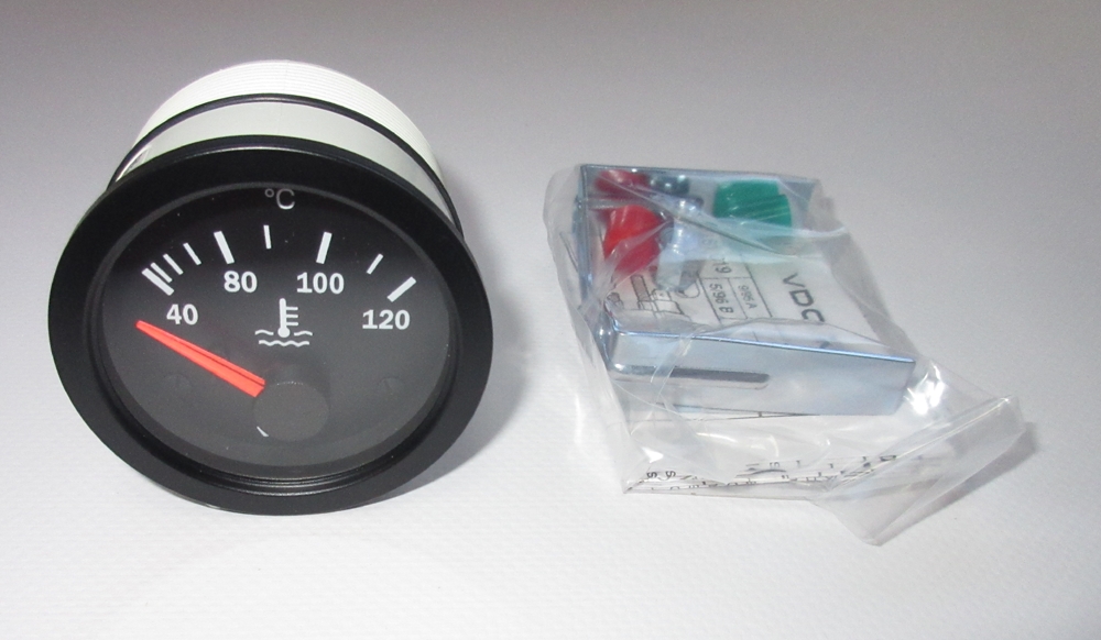 VDO Kühlwasserthermometer 40°C-120°C  Baureihe Cockpit Vision