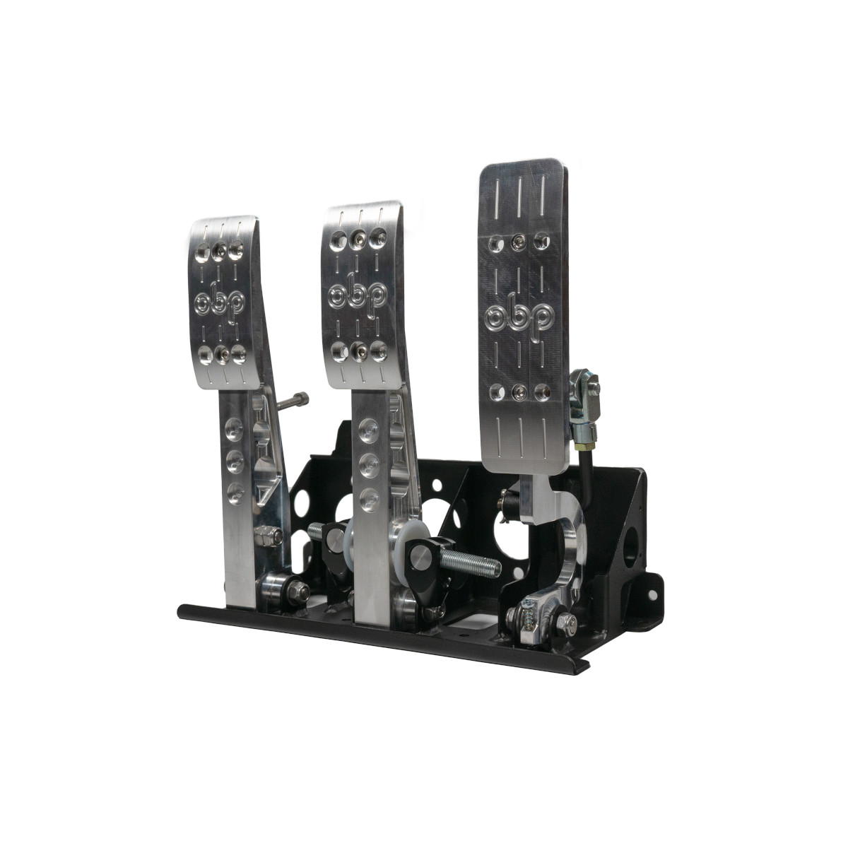 OBP Pedal Box Pro Race stehend Bulkhead Fit  mit Wagebalken