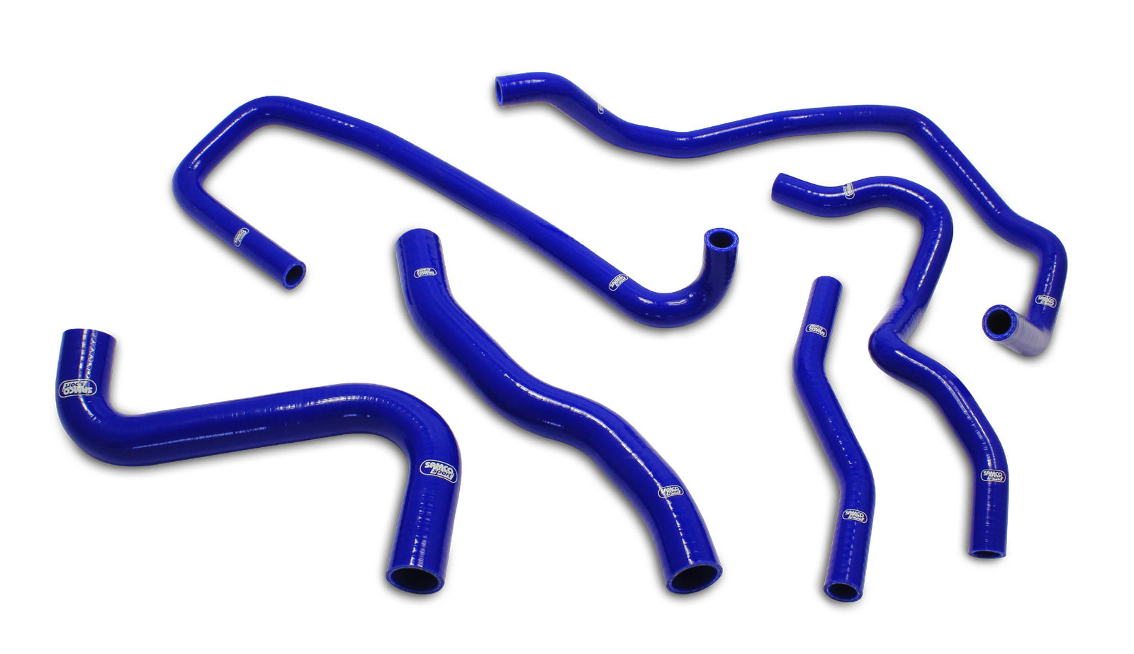 Samco Ford Fiesta ST 150 2.0Ltr Duratec 16v 2/06-   6-teiliges Kühlwasser-Schlauchkit schwarz