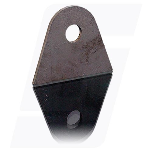 Metallteil, Bohrung, Montageflansch, Haltewinkel, Industrieller Beschlag