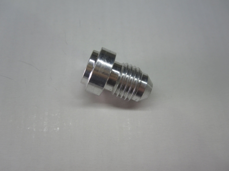 Aufschweißadapter Aluminium JIC D04 7/16x20 (rund)