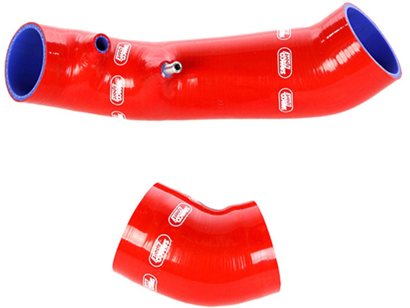 Samco Honda Civic Type-R FN2 2007-2009   2-teiliges Ansaugschlauchkit rot