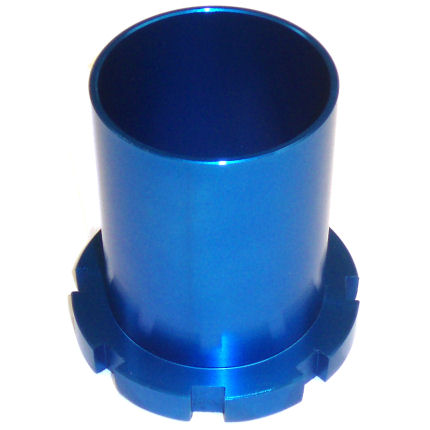 Federteller Gewinde 76mm führung.  passend für 57mm / 60mm Rennsportfedern