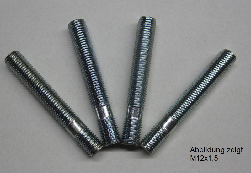 Spezial Radbolzen M12x1,25 80 lang