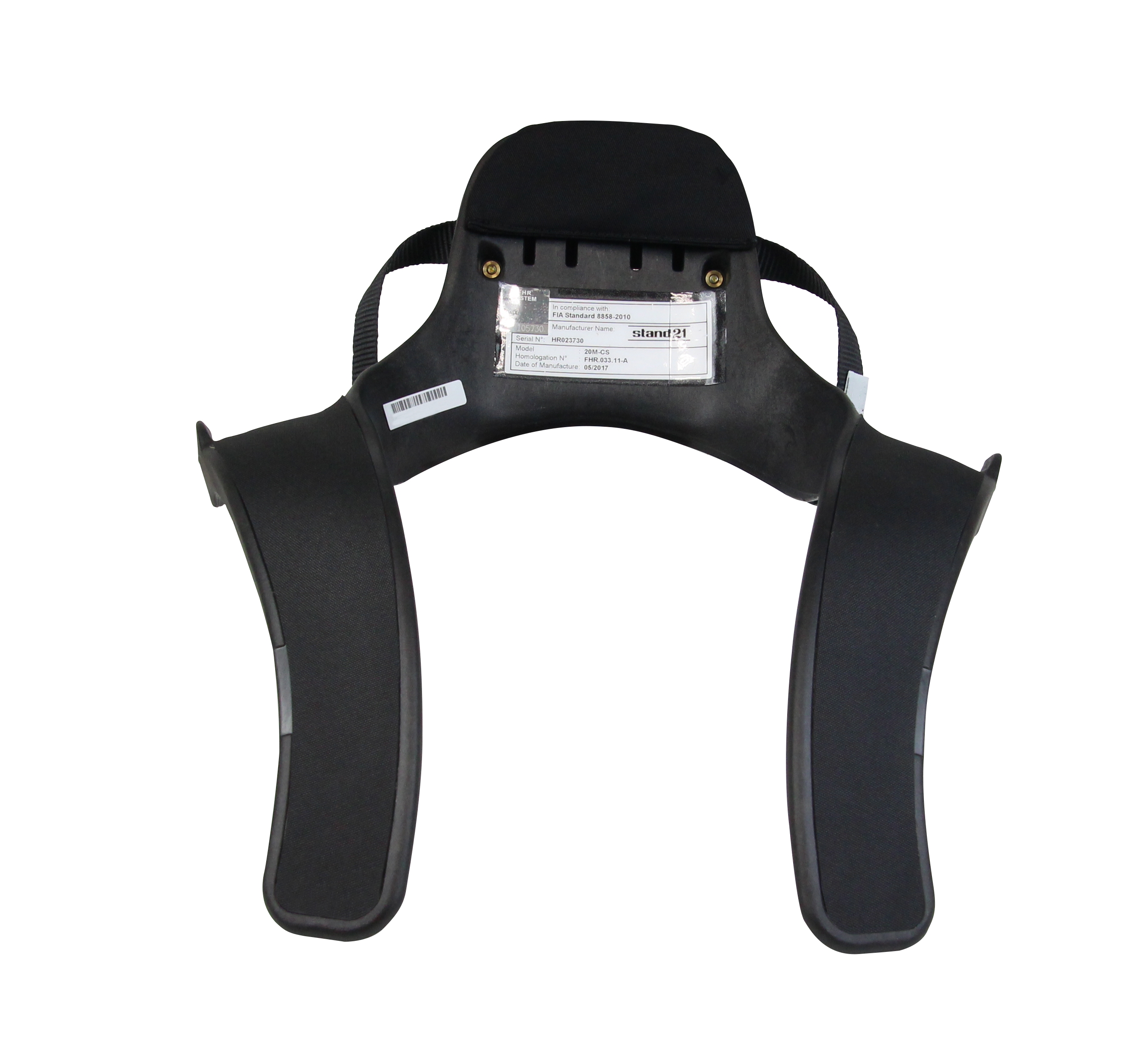 FHR System 20° Club version  Stand 21 950 gramm netto HANS 8858-2010