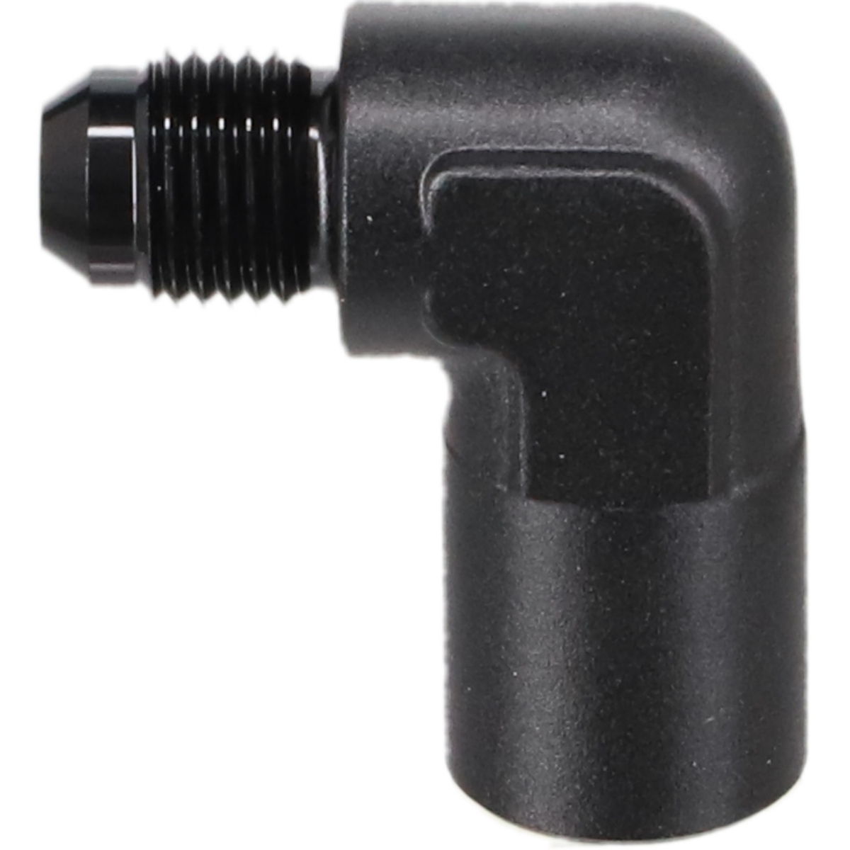 Schnellkupplung EFI 90° Dash 6  - SAE J2044   5/16 - 8mm Leitung schwarz