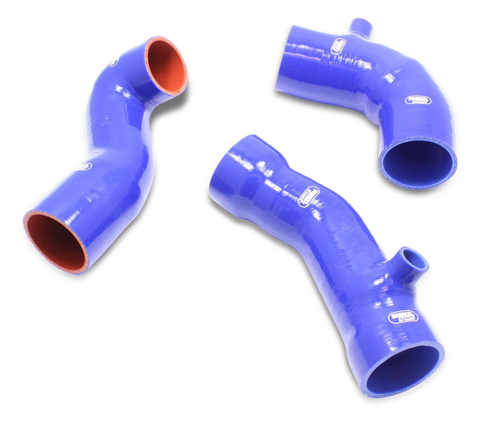 Samco Ford RS500 Cosworth 87-88   3-teiliges Ladeluftsystem blau
