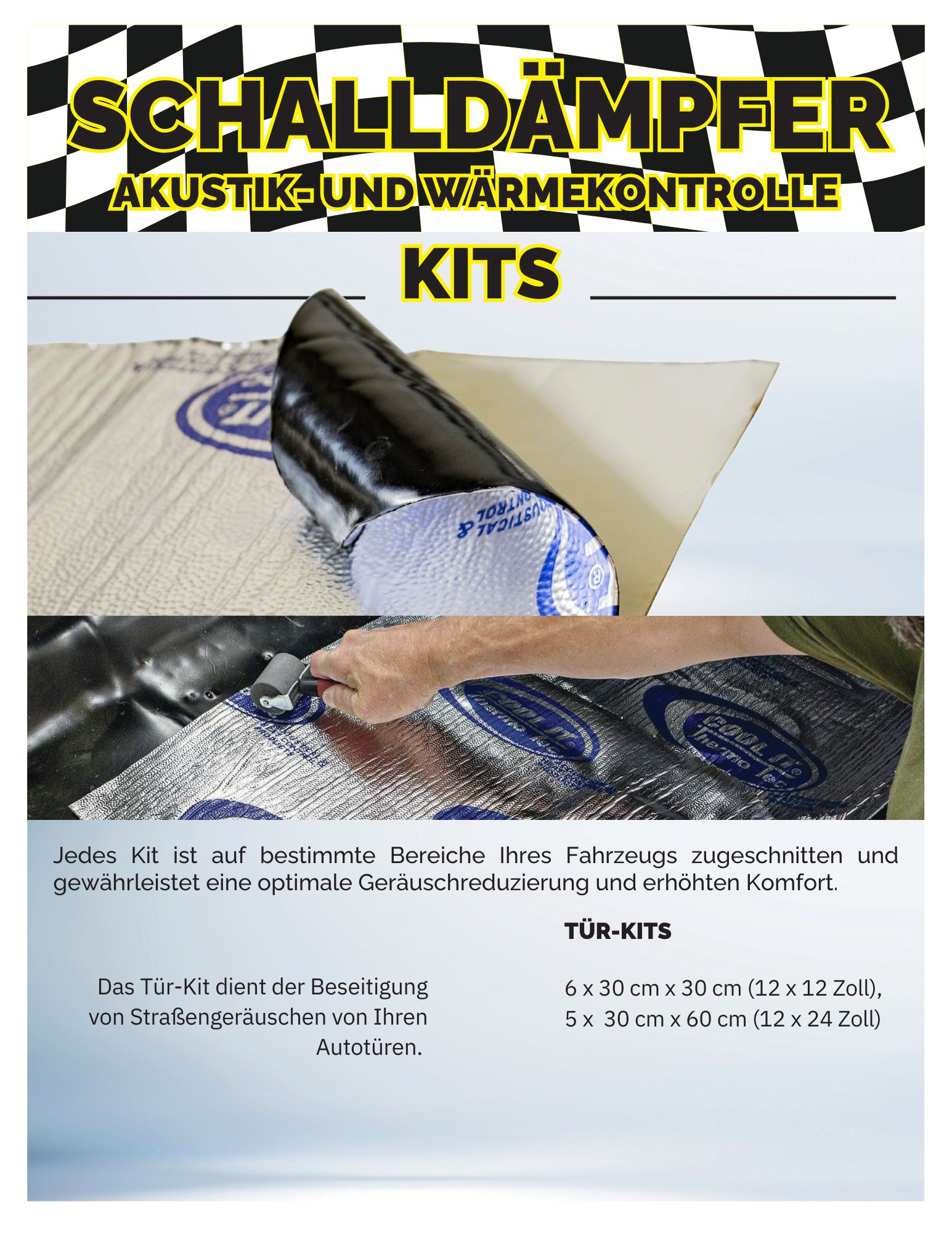 Cool It Thermo-Tec Tür-Schallschutz-Kit schall- und Hitzeschutz bis 1100 °C  universell einsetzbar