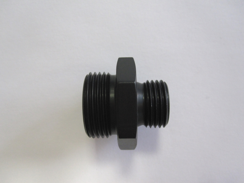 Aluadapter DIN - DIN  M22x1,5  / M16x1,5