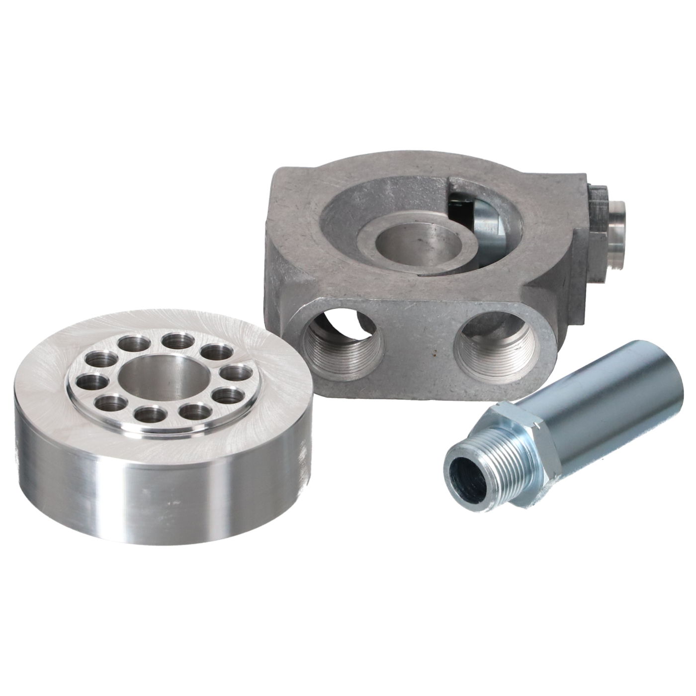 Mocal VW T5.2 Biturbo Kit mit M20x1,5 UNF Gewinde (CFCA)  Adapterplatte incl. Abstandhalter & Mittelbolzen