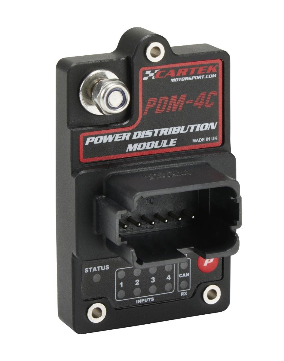Cartek Power Distribution Module Stromverteilermodul 7-18V, 4-Schaltkanäle, 10A pro Kanal