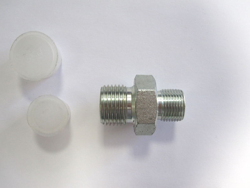 Stahladapter BSP - BSP  3/8 BSP - 1/2 BSP