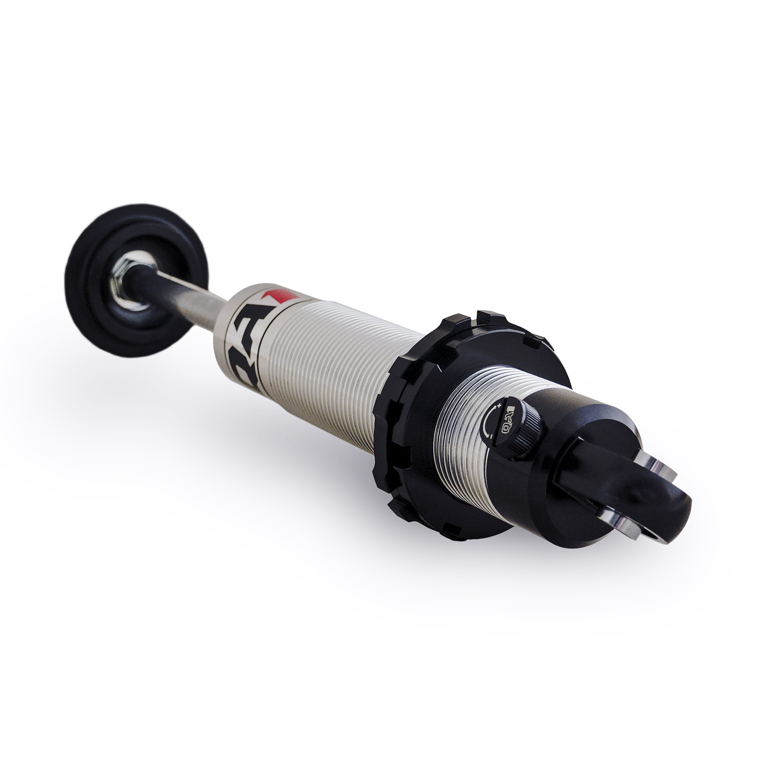 Rennsportdämpfer QA1 495/331mm Aluminium Zug-Druck gemeinsam einstellbar für 63,5mm Feder, beidseitig 1/2 Uniball