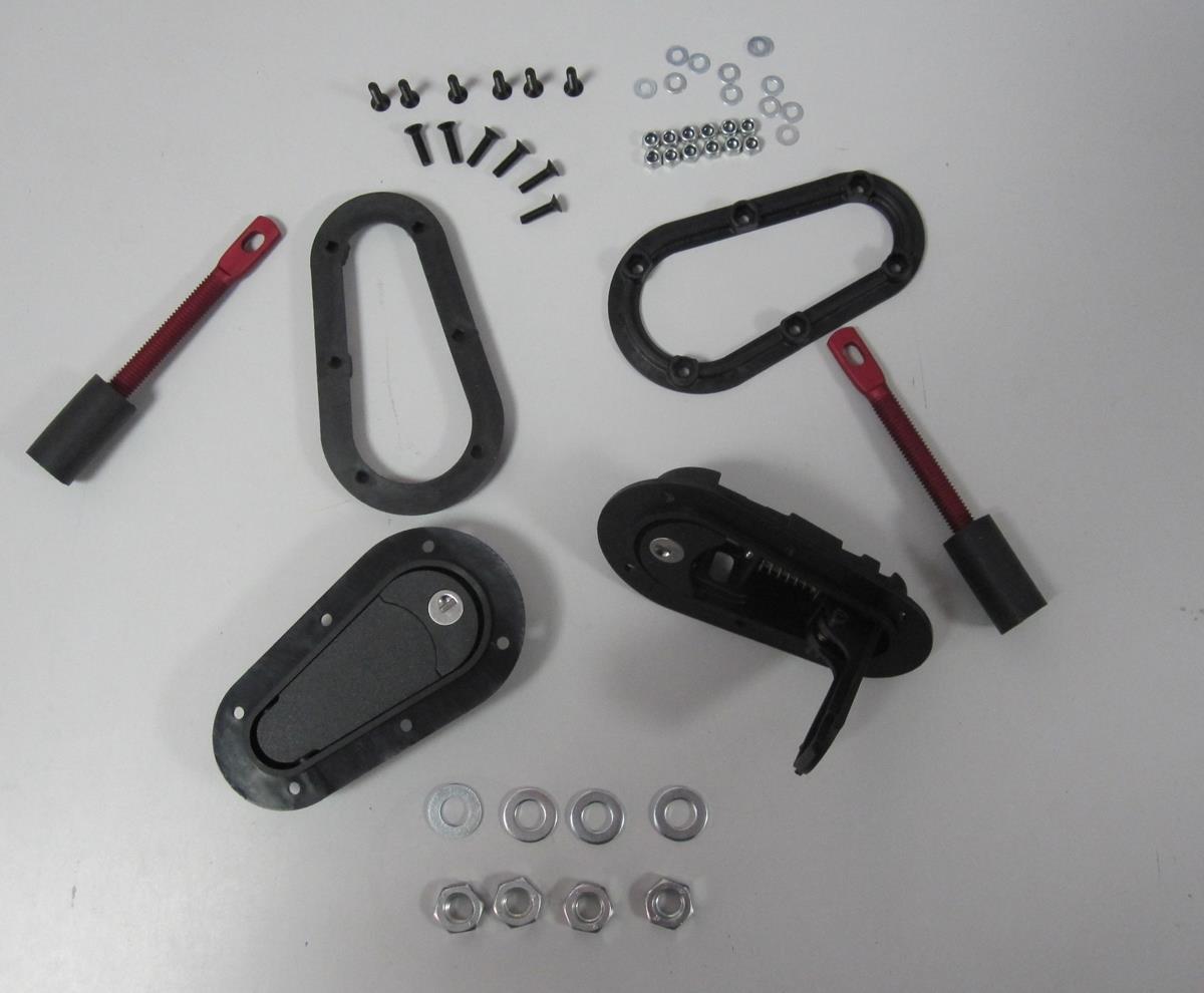 Haubenhalter Aerocatch Unterbau abschließbar