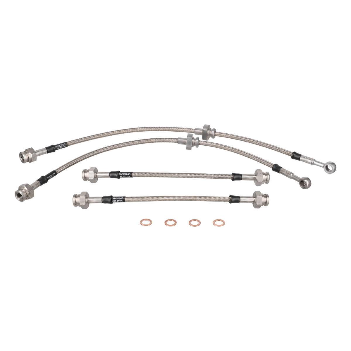 Goodridge Bremsschlauchsatz Suzuki Swift  GTI MK1 bis 03/89  4-teilig mit ABE