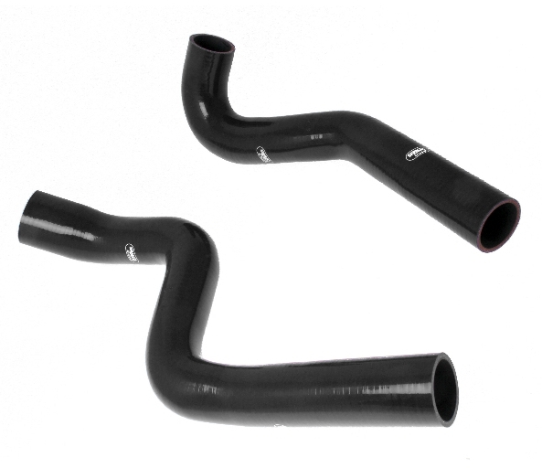 Samco Wrangler JK 2.8L CRD Turbo Diesel 2007-2010   2-teiliges Ladeluftsystem schwarz