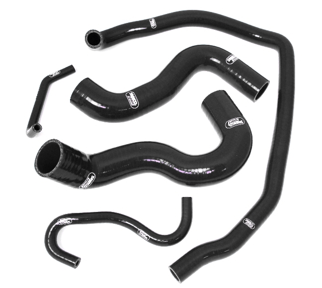 Samco Opel Corsa VXR 1.6 Turbo 2007-   5-teiliges Kühlwasser-Schlauchkit schwarz