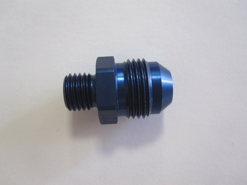 Aluadapter JIC/DIN  08AN, Dash 8  (3/4-16 UNF) / M10x1.0