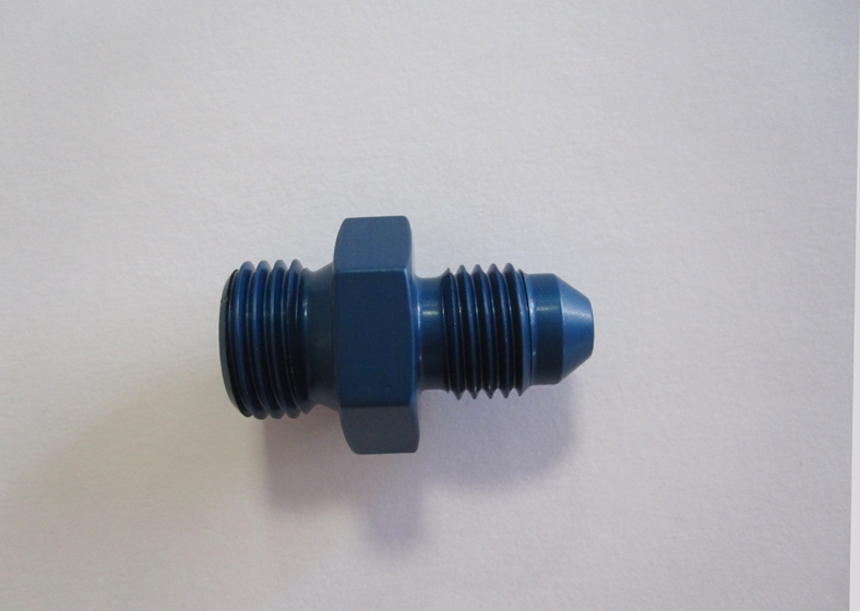 Aluadapter JIC/BSP  04AN, Dash 4 (7/16x20 UNF) / 1/4 BSP