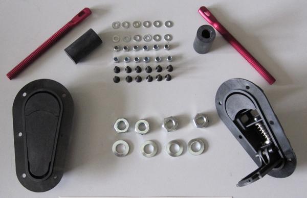 Haubenhalter Aerocatch Unterbau nicht abschließbar