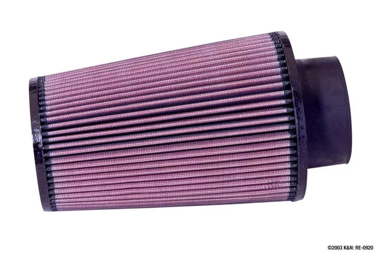 K&N Universalluftfilter, 89mm Flansch  Konische Rundform, 152x89 228lg