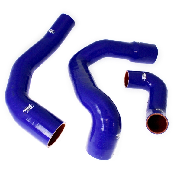 Samco Ford Focus ST 250 Eco Boost (Mk3) 2012-   3-teiliges Turbo-Schlauchkit blau