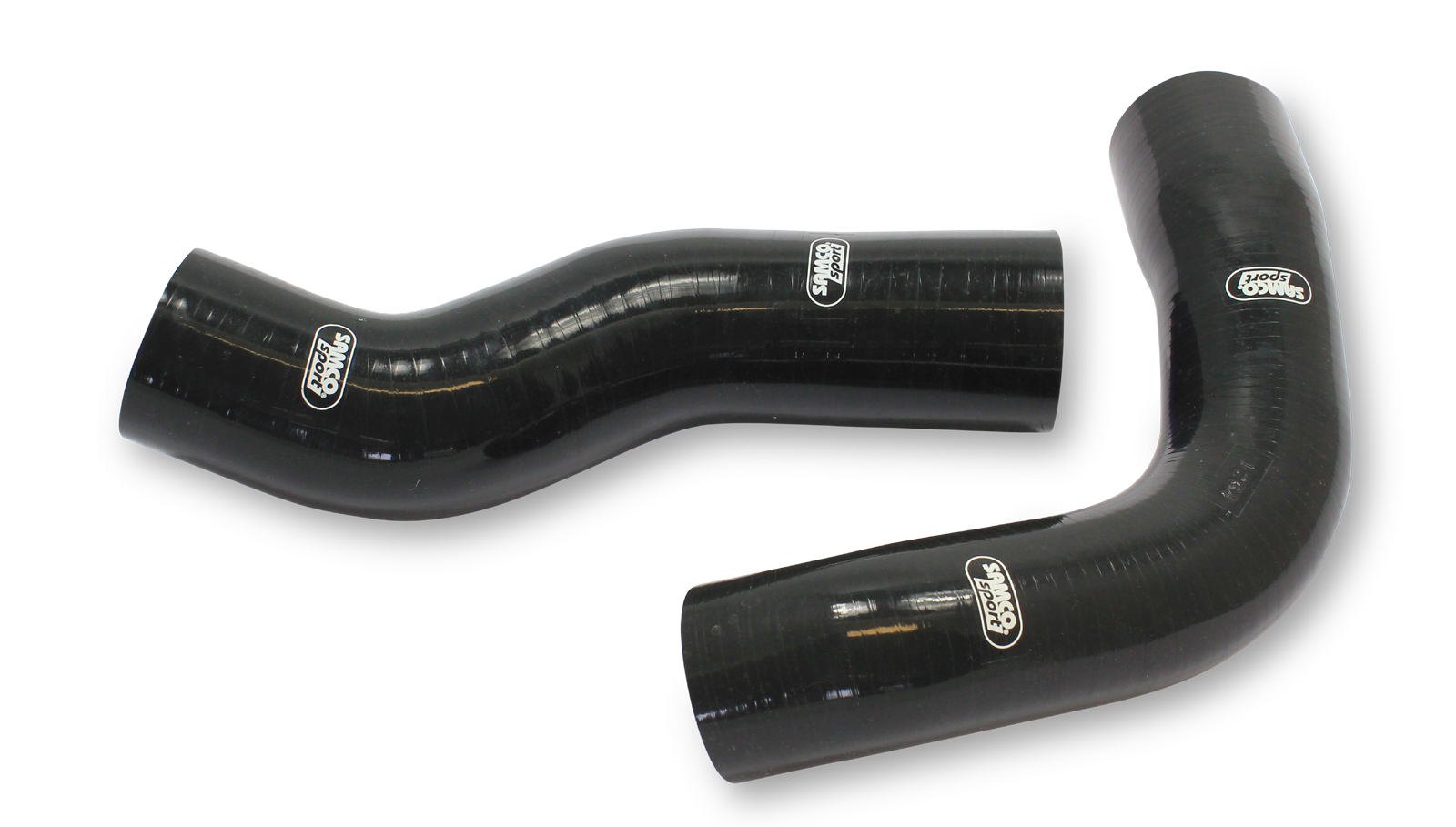 Samco Ford Focus RS 2.0L Turbocharged Duratec 02-04   2-teiliges Ladeluftsystem schwarz
