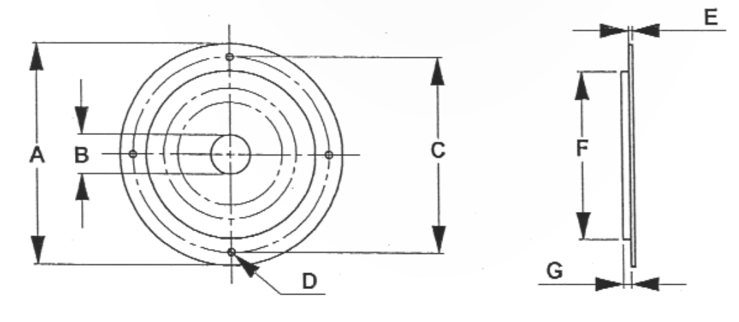 Bordwanddurchführung D20  Bohrung 30mm