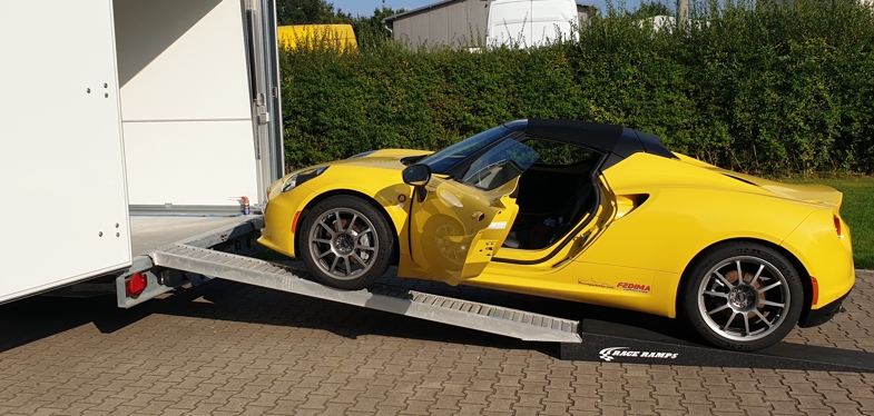 Raceramp Trailer Ramps 13cm hoch (Paar 2 Stück)   188cm lang - 5,5 Grad Anfahrwinkel (Paar 2 Stück)