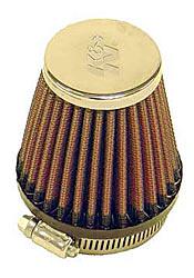 K&N Universalluftfilter, 49mm Flansch  Konische Rundform, 76x51 76lg