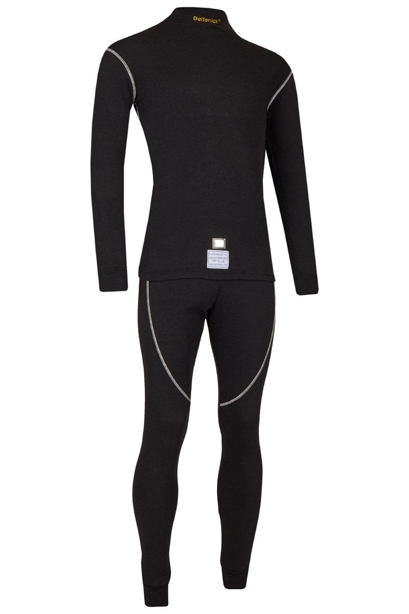 Beltenick FIA Unterwäsche-Set Hose + Pullover schwarz 8856-2018