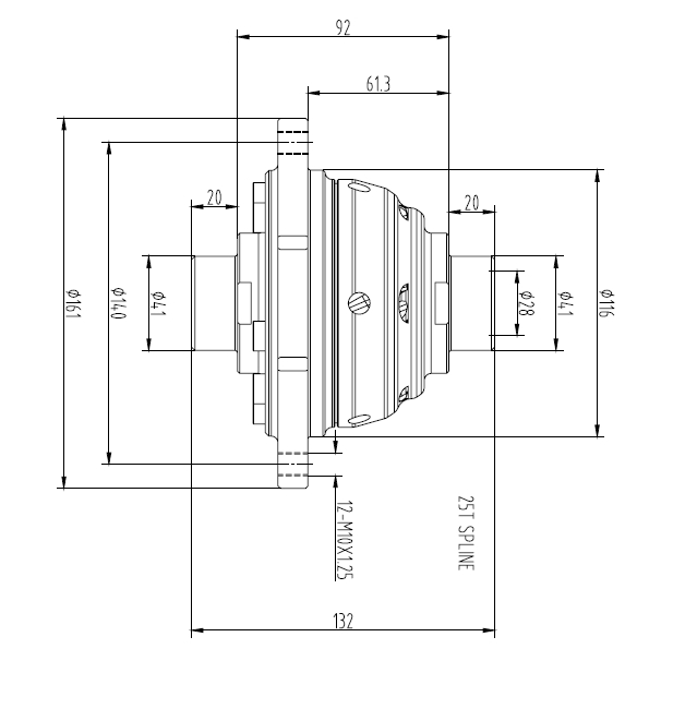 Blackline HLF042 Differentialsperre Opel M32 6-Gang  – Astra H, Corsa D OPC, Zafira B