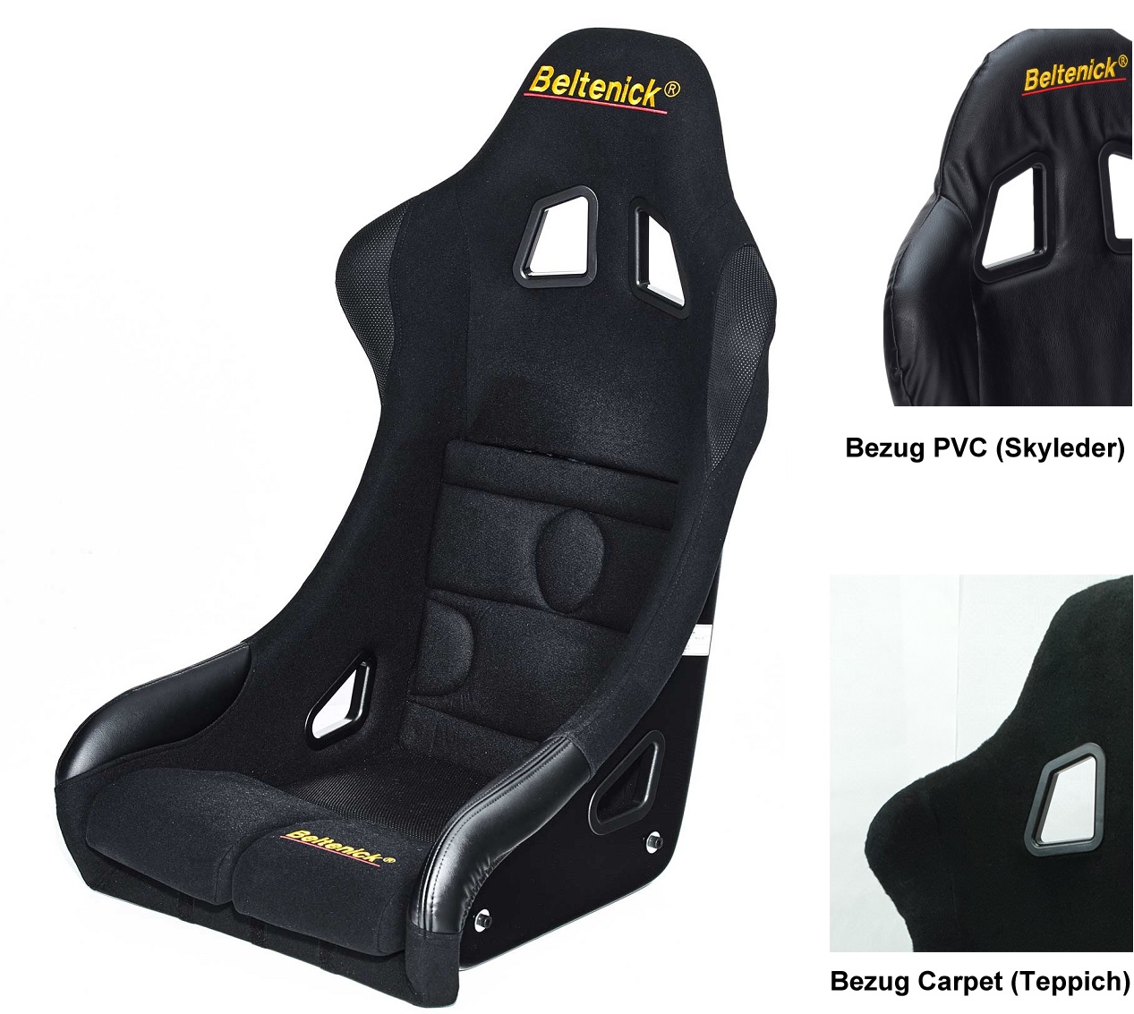 Beltenick Rennsitz RST 700 Vollschalensitz GFK Homologation FIA 8855-1999