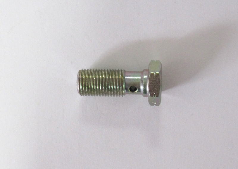 Hohlschraube M10x1 lang verzinkt  (25mm lang)